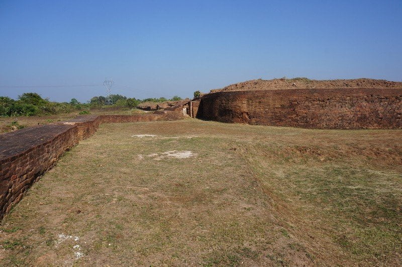 Archeological remains of the city wall Sri Ksetra