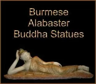 Burmese Alabaster Buddha Statues