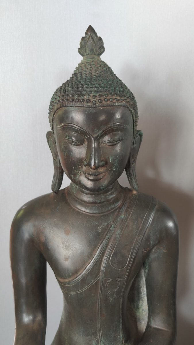 Burmese Pagan Bronze Buddha Statue