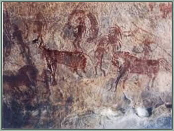Animal Cave art Padah lin caves