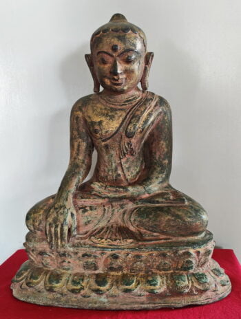 Extremely Rare Burmese Bronze Pagan Buddha Statue