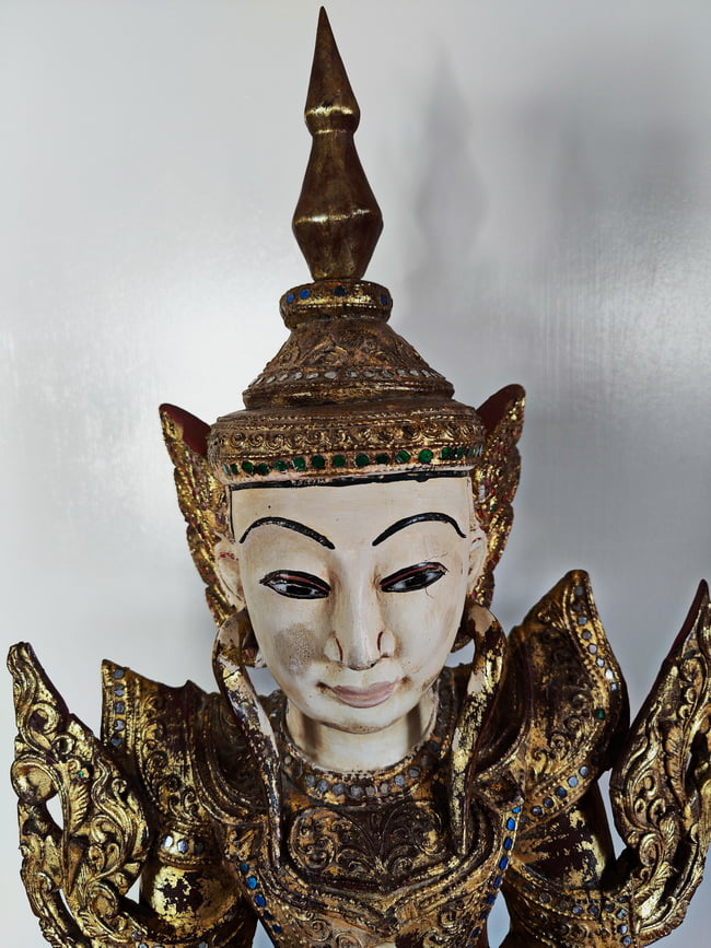 Close view of Upper body Burmese Deva Nat Spirit