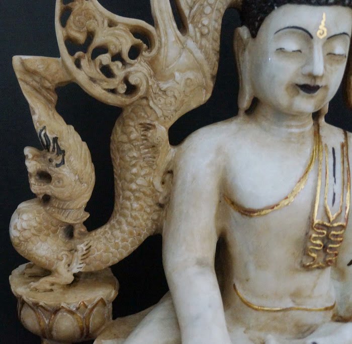 Flanges on Phitsanulok Marble Buddha Statue